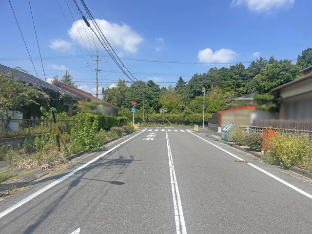 【前面道路含む現地写真】 | 四日市市坂部が丘３丁目 | 前面道路