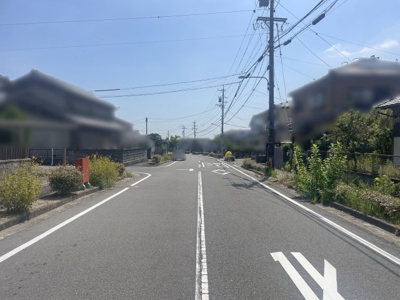 【前面道路含む現地写真】 | 四日市市坂部が丘３丁目 | 前面道路