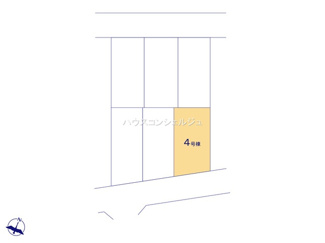 【区画図】 | 名古屋市緑区東神の倉１丁目2611【仲介手数料無料】新築一戸建て　4号棟
