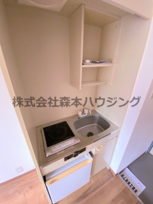 【キッチン】 | 　スリーフィールド | コンパクトなキッチンで掃除もラクラク