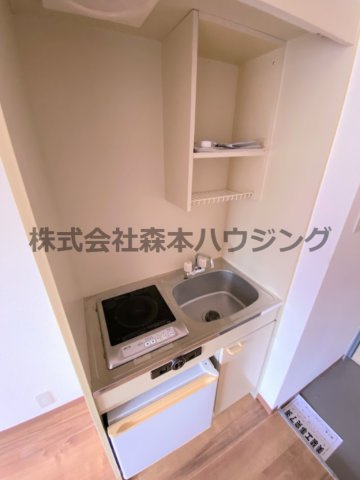 【キッチン】 | 　スリーフィールド | コンパクトなキッチンで掃除もラクラク
