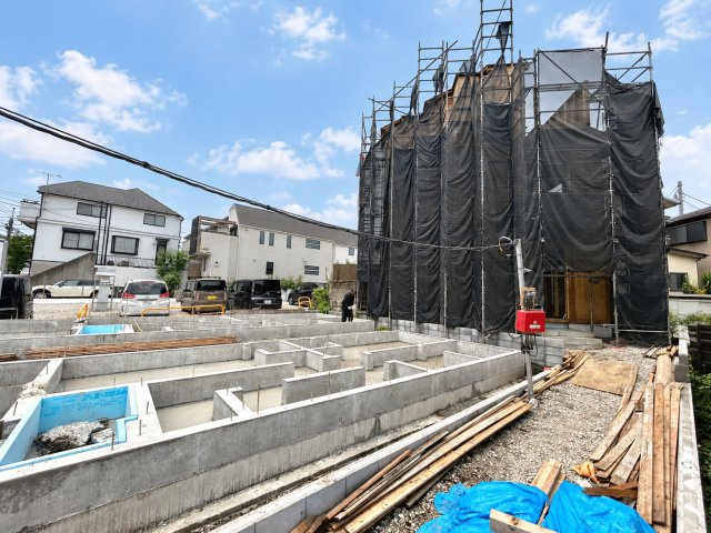 練馬区平和台1丁目　新築戸建　残2棟の外観|2026.09.10撮影

現地ご見学希望・資料請求などお気軽にお問い合わせ下さい！
03-5990-5201