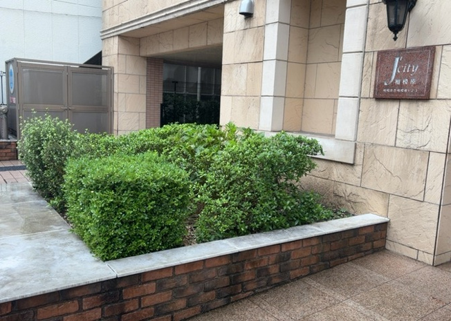 【中庭】 | ジェイシティ相模原 | 中庭（パティオ）とは、一つの建築物の内部に設けられた、壁などで囲われている庭のことを指します。コの字型、ロの字型が主流ですが、L字型の中庭もあります。最近では、インテリア性の高さからも人気があります。
