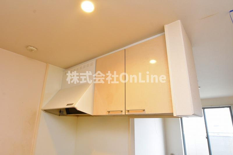 八尾市空港１丁目のアパートの収納
