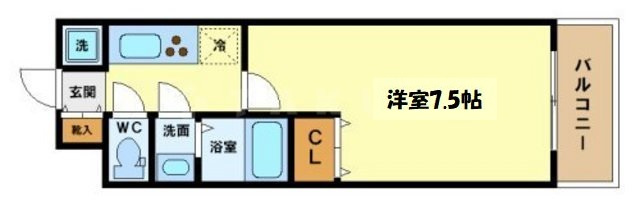 サムティ阿波座Lussoの間取り|サムティ阿波座Lusso　間取り