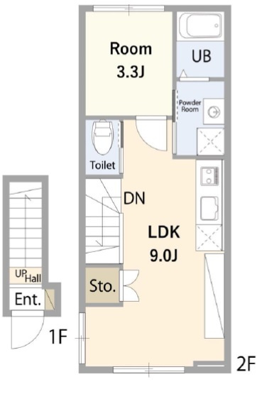 イリス糀谷の間取り|コンパクトですが使いやすい1LDK
