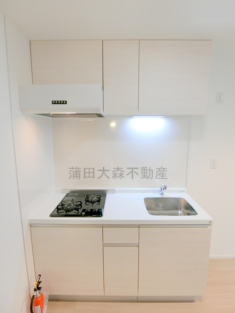 イリス糀谷のキッチン|2口ガスシステムキッチン