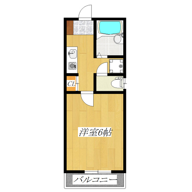 デリスの間取り|使いやすい間取りです☆