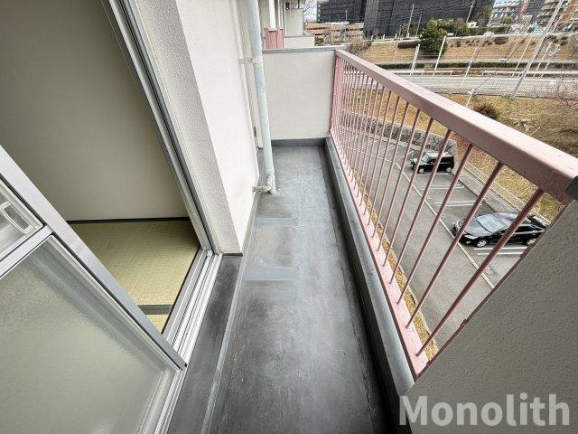 泉北竹城台１丁7号棟のバルコニー
