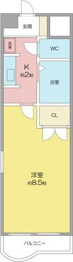 【間取り】 | エトワール阿由知B棟
