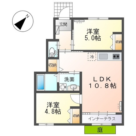 【間取り】 | フロレゾン柏～Floraison Kashiwa～ | 間取図