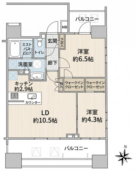 BRANZ南麻布の間取り