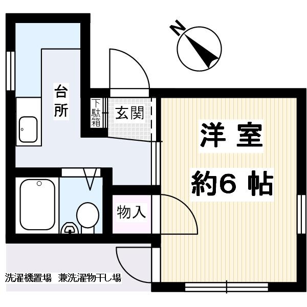 富田コートハウスの間取り