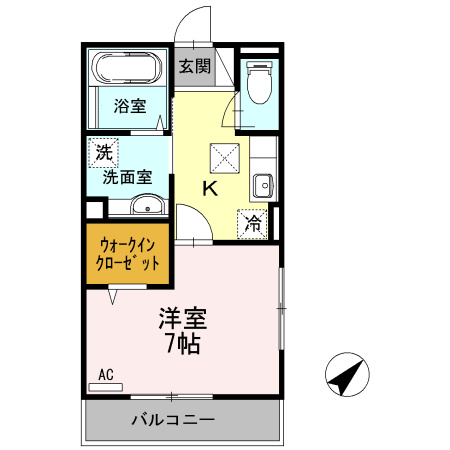 マックリーンコート相模の間取り
