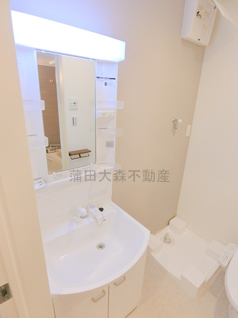 イリス糀谷の洗面所|独立洗面台　洗面脱衣所　洗濯機置き場