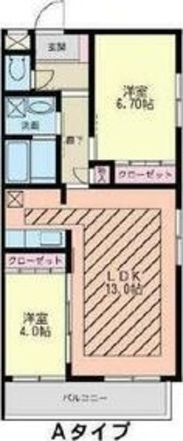 フェリシダ広瀬の間取り