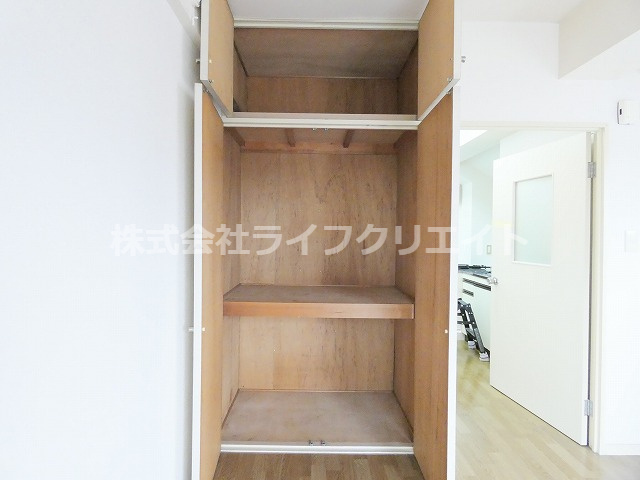 土方マンションの収納