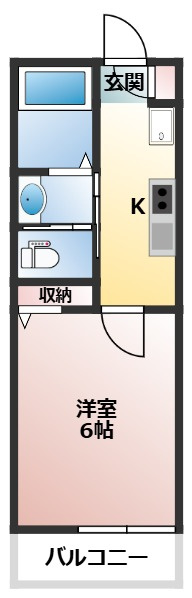 Raffine芝中田の間取り