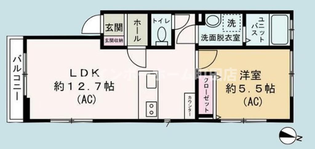 Comfort Residence※初期費用分割後払いサービス利用可能物件の間取り