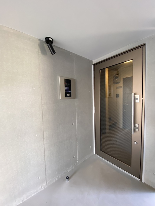 ラフォート町屋のエントランス