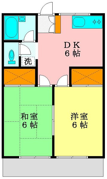 メゾンナカジマの間取り