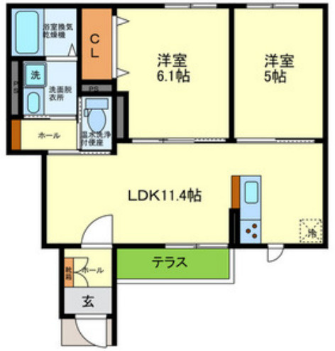 girasole(ひまわり)の間取り