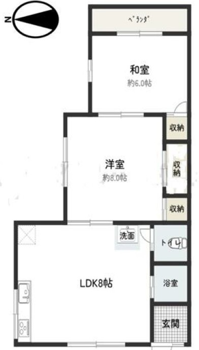 EG-1マンションの間取り