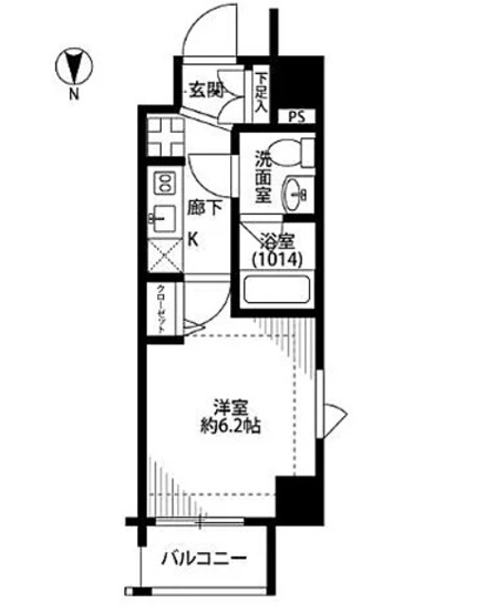 【間取り】 | プレール・ドゥーク早稲田Ⅱ