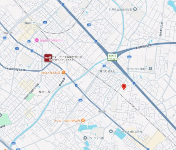 加古川市野口町野口（全１棟）新築の地図
