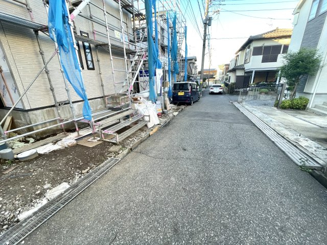 グラファーレ八千代市八千代台北１７丁目３５期の前面道路含む現地写真|10/1撮影