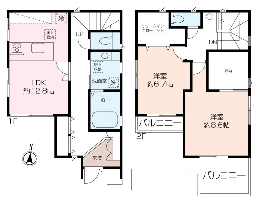 浦上台1丁目築浅戸建の画像