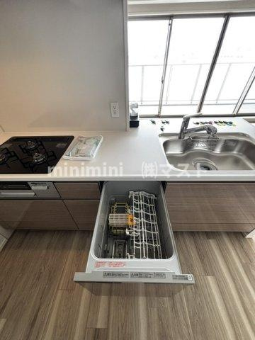 大阪市此花区春日出南３丁目の賃貸マンションのキッチン