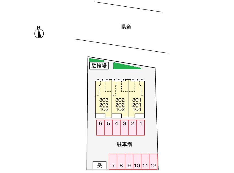 クラールシュテルンの区画図
