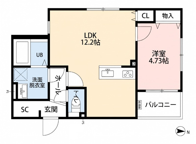 【間取り】 | Blanc北野田