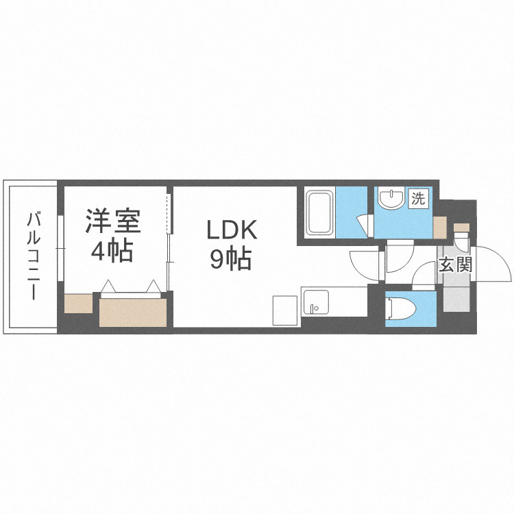 アリビオ大阪港の間取り