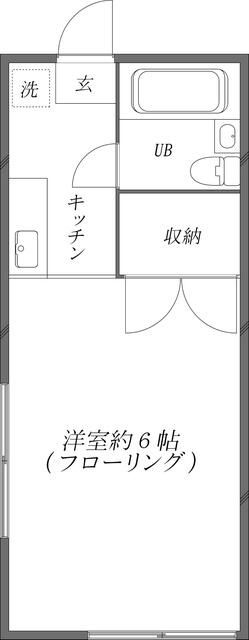 ウイローアパートメントハウスの間取り