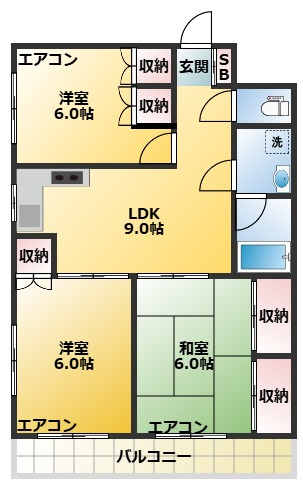 メゾン本庄の間取り