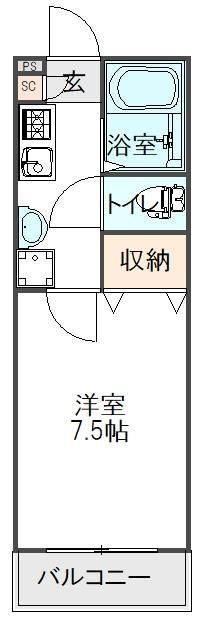 ヴランドールＲｉｏの間取り