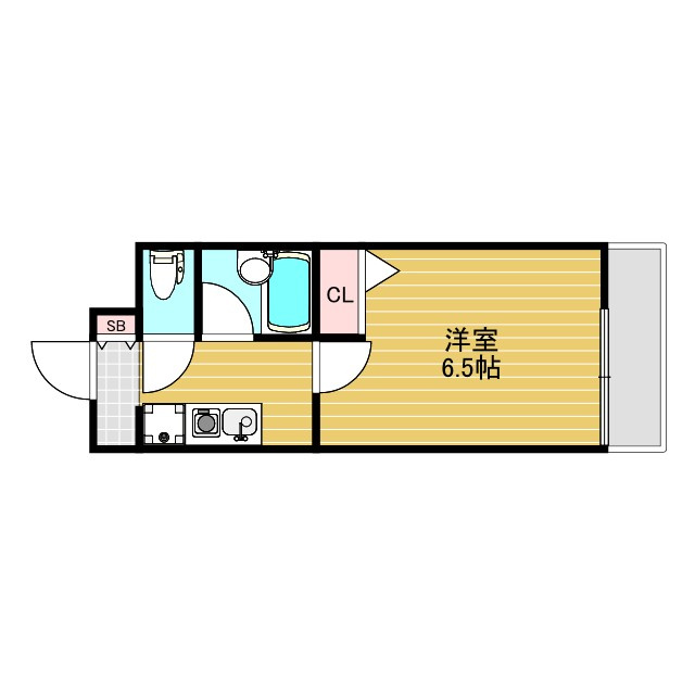 エスリード新大阪第5の間取り