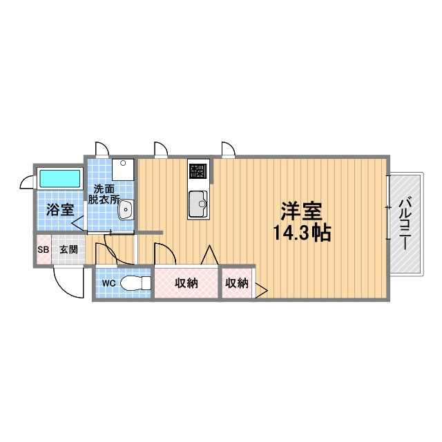 フルーン甲子園口の間取り