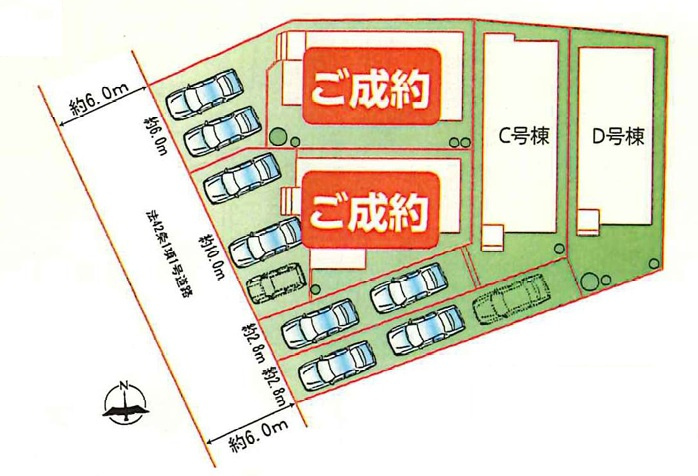 尾張旭市旭前町２期の区画図|ゆとりある区画設計で、家族全員の暮らしにフィットします。暮らしやすさを重視した区画です。									
									
