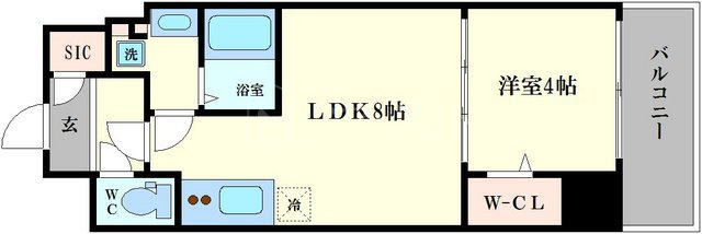 アーバネックス西天満の間取り