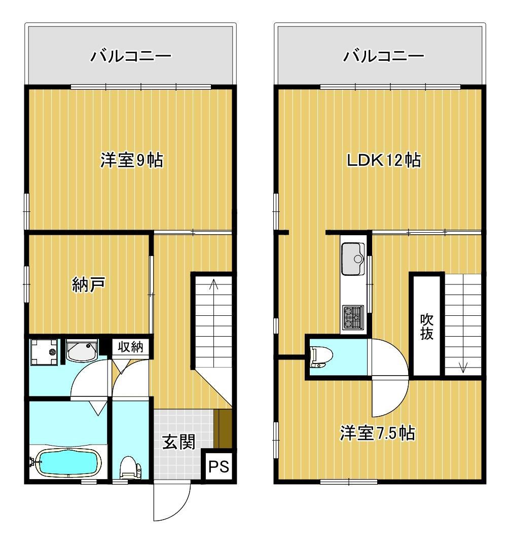 メゾンプリューテの間取り