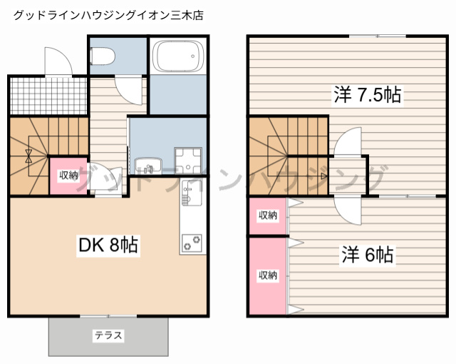 ハイツ光緑が丘の間取り