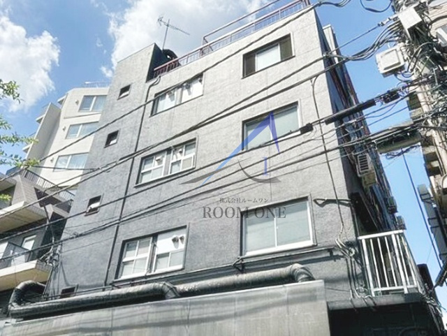 霞町五番館の外観|外観です。