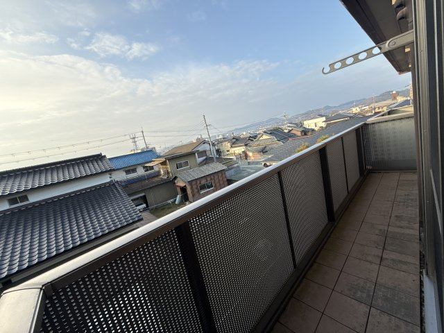 メゾン福渡　Ｂ棟のバルコニー