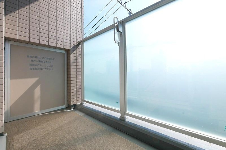 【バルコニー】PREMIUMCUBE新宿中井 