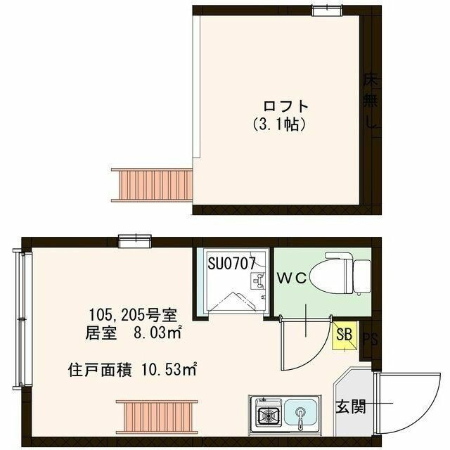 Ｓｔａｇｅ　池袋本町の間取り