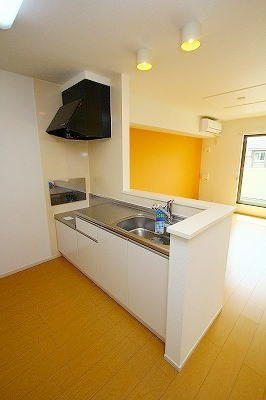 サンシャインレジデンスＢのキッチン|きれいなキッチンです