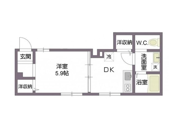 ハルキ押上の間取り|間取りです。